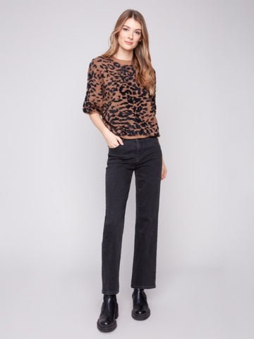 Animal Print Sweater